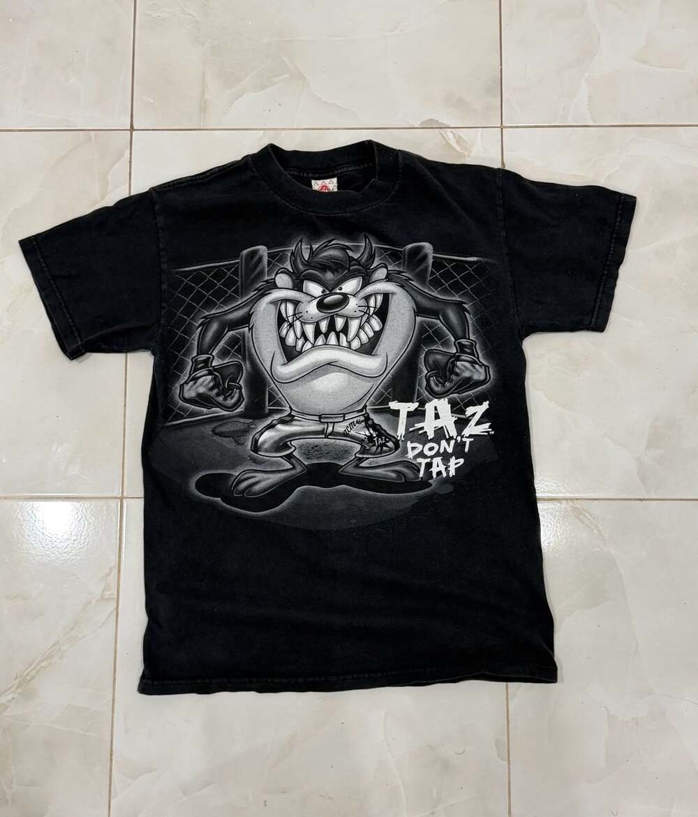 Alstyle Looney Tunes Taz Don't Tap Graphic T-Shirt